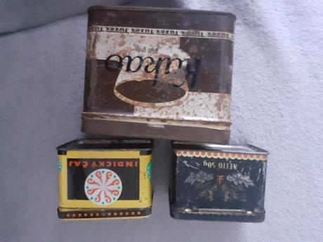 Retro stare dozy 6ks, 