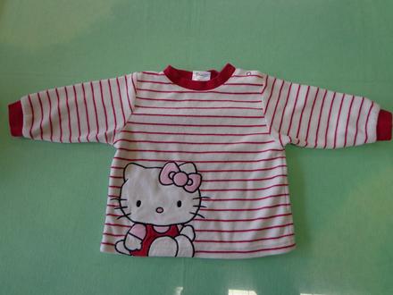 Mikina vel. 74 s hello kitty, 74
