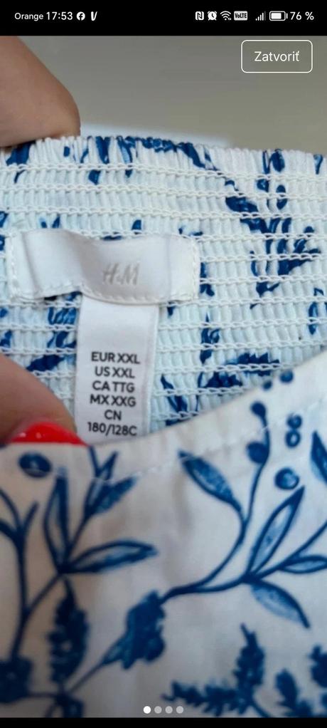 Šaty na leto, h&m,xxl