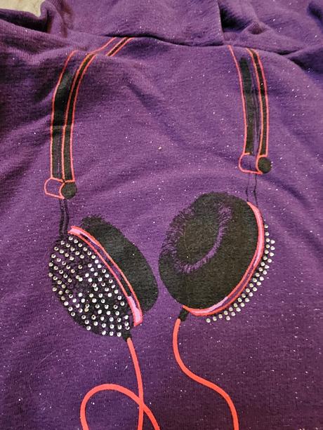 Fialová tunika/šaty 152, 152