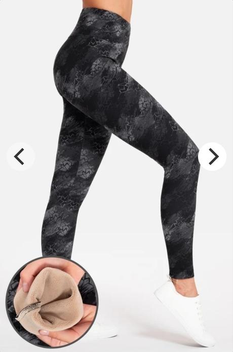 Lelosi siberosi - zimné legíny s kožušinkou vnútri, l / m / s / xl