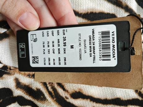 Letné zavinovacie šaty, vero moda,m