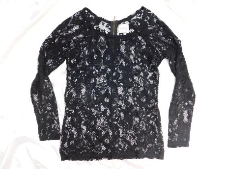 Pekna čipkovana bluzka, zara,36