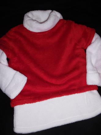 Dvojvrstvová fleesová mikina 104/110, 104