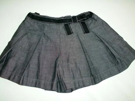 Kraťasková suknička pre 3-5 roč. slečnu, 110