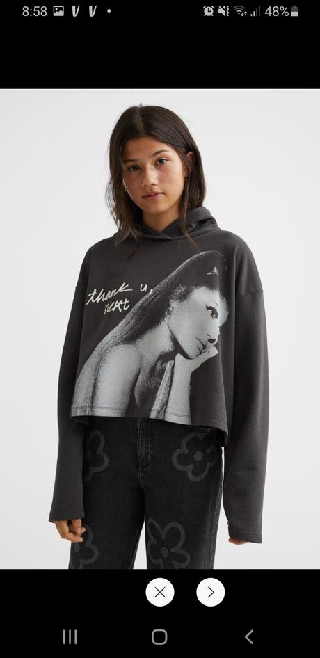 Mikina ariana grande, h&m,170