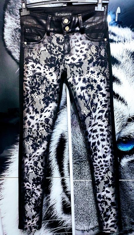 Luxusne zirkonove leginove nohavice, m