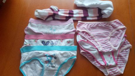 Nohavičky 6ks + pančuchy 1 ks, 92