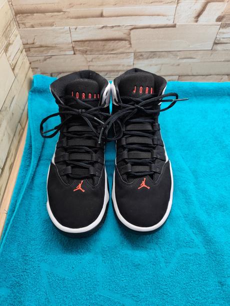 Jordan 44 - pánske čierne kožené tenisky, air jordan,44