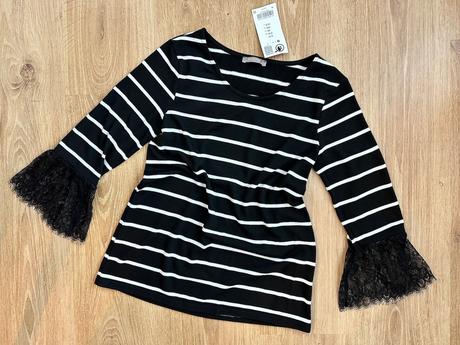 Pulóver s čipkou-nenosený, orsay,xs