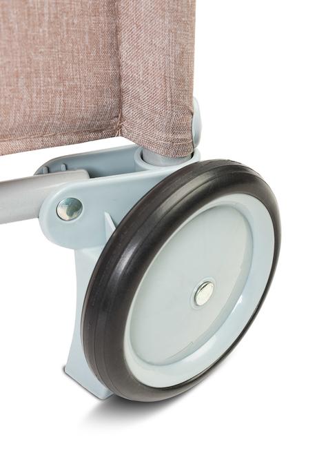 Caretero cestovná postieľka basic plus beige, šírka (cm): 60,dĺžka (cm): 120