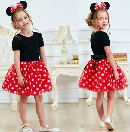 Šaty kostým tutu sukňa minnie mause mickey,