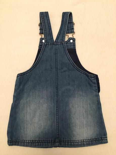 Riflová sukňa na traky, next,86