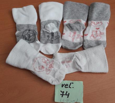 3x ponozky, lupilu,74