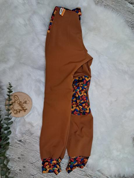 Softshell nohavice hrdzavá so stavebnicou, 74 - 164