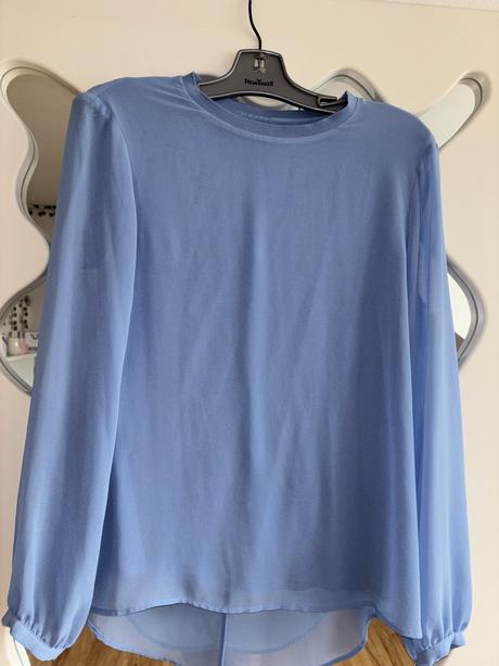 Baby blue top zara m, zara,m