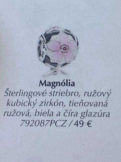 Pandora magnolia, pandora