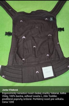 Ergonomický nosič zn. vatanai, vatanai