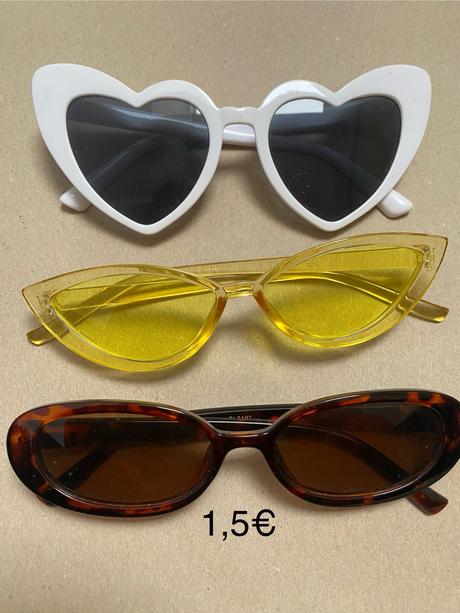 Farebné párty okuliare a slnečné okuliare, 