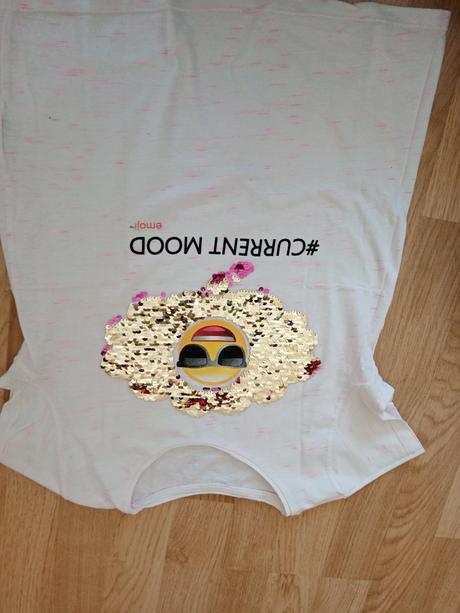 Tričko emoji current mood, c&a,146