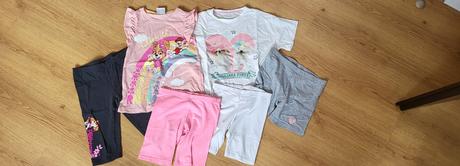 Mix kraťasov s tričkami, 122–134