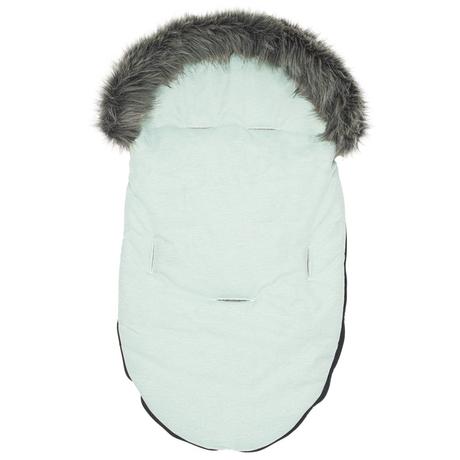 Detsky fusak s kožušinou svetlo sivý,