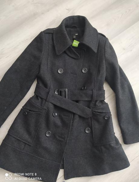 Dámsky kabát v.38 - nový, h&m,38