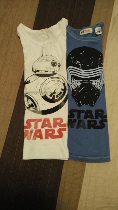 Tricka h&m v. 122/128 starwars, h&m,128