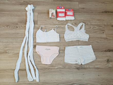 Pančušky a spodné pradlo, 122–134