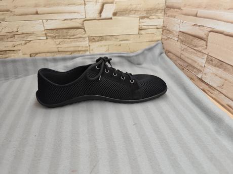 Leguano 48 - pánske čierne barefoot topánky, 48