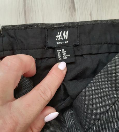 Pánské nohavice h&m č.48, h&m,48