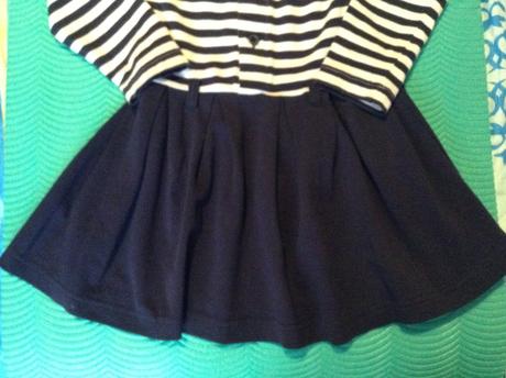 Pásikavé šaty, george,104