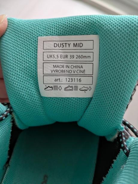 Turistické topánky, 38