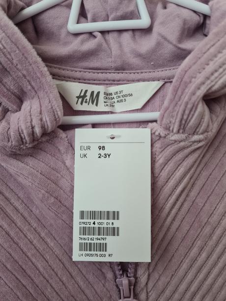 Dievčenská tepláková súprava h&m veľ.98, h&m,98
