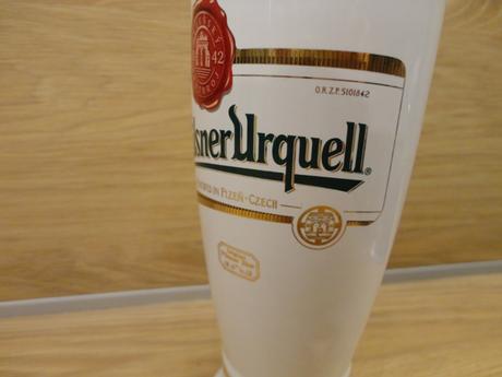 Pivový pohár pilsner urquel - nový, porcelánový,