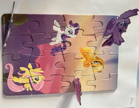 Puzzle my little pony 19 dielikov 3d efekt, 