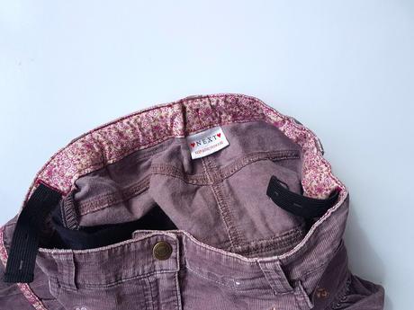 Kordová suknička, next,140