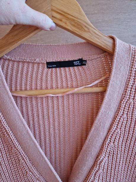 Ružový kardigán xs, xs