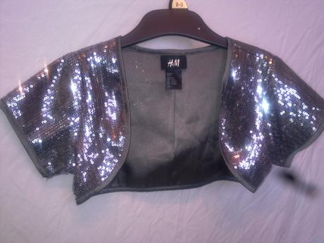 Flitrované bolerko, h&m,122
