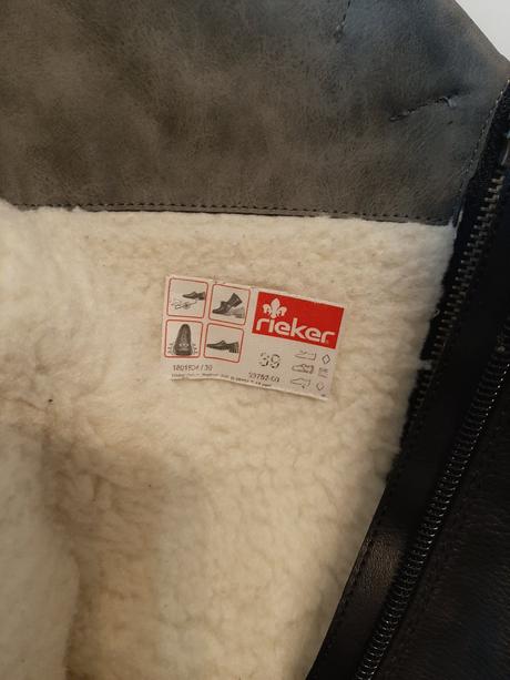 Dámske kožené zimné čižmy rieker.vel.39, rieker,39