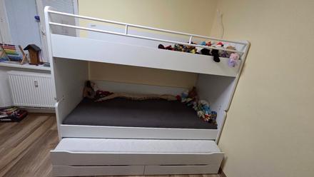Poschodova postel alebo dve samostatne postele, šírka (cm): 95,dĺžka (cm): 210