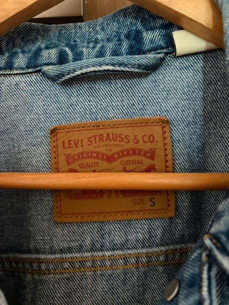 Levis riflová dámska bunda s-m, levis,s