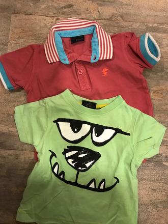 2x next tricko s kratkym rukavom,vel. 68 (3-6 mes), next,68