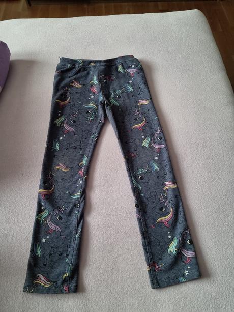 Leginy jednorozec, h&m,134
