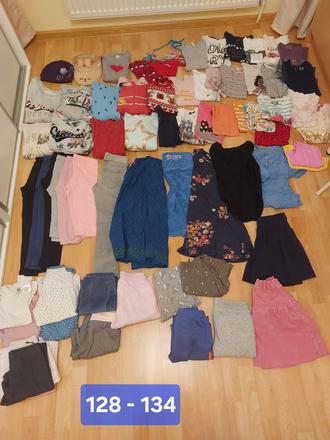Balík dievčenského oblečenia vo veľ. 128 - 134, 122–134