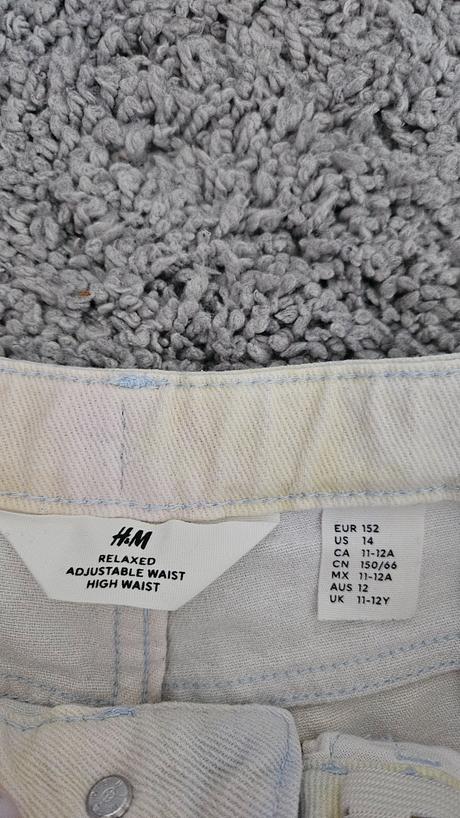 Riflové kraťasy, h&m,152