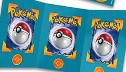 Pokémon stojan na 3 karty, 