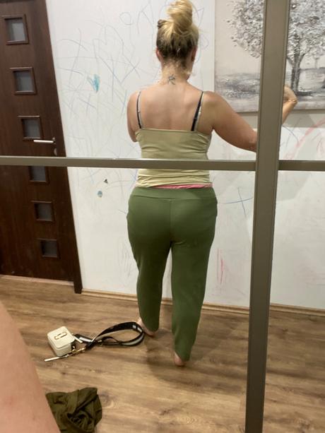 Nohavice h&m, h&m,42