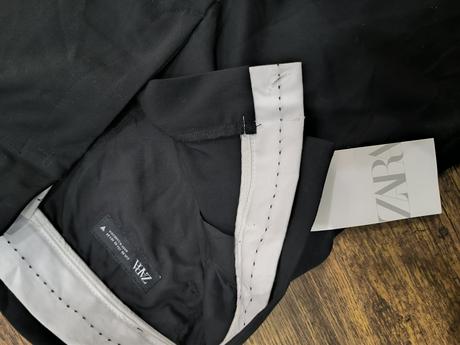 Nové široké zara nohavice xs vysoký pás, zara,xs