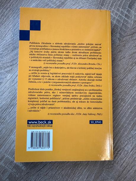 Zduženia a sloboda združovania kniha, 